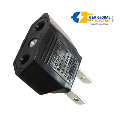 Adaptador de enchufe redondo a plano OP-601 Opalux