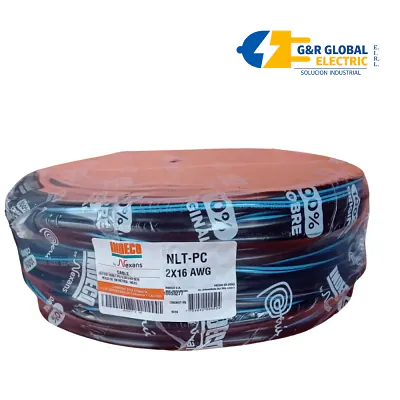Cable de arrastre vulcanizado NLT 2x16 AWG Indeco