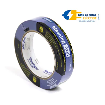 Cinta masking tape azul 1" x 40 yardas Shurtape