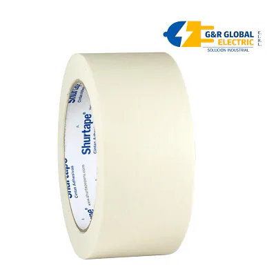 Cinta masking tape crepé 2" x 40 yardas Shurtape