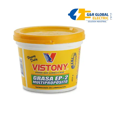Grasa EP-2 de litio multipropósito amarilla 453 g Vistony