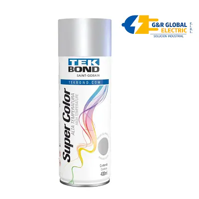 Pintura en aerosol alta temperatura aluminio Tek Bond