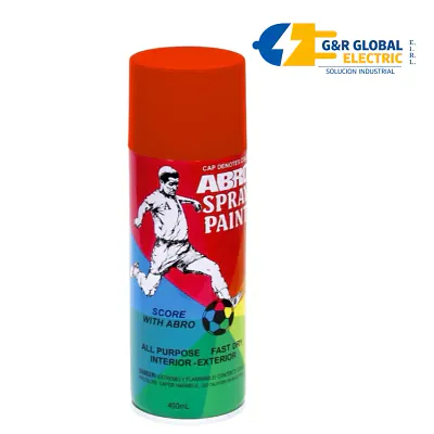 Pintura en spray rojo fuego 073C de 400 ml Abro