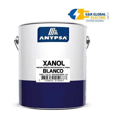 Pintura para tráfico vial blanco x1 galón Anypsa