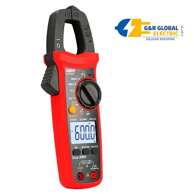 Pinza amperimétrica true RMS AC/DC 600A UT204+ Uni-T