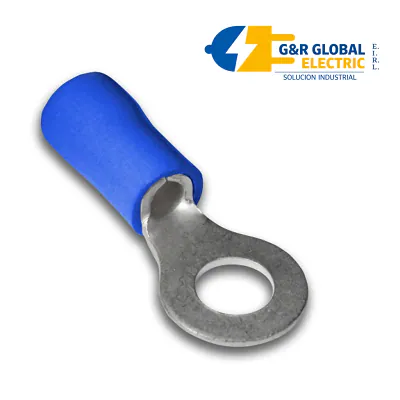 Terminal aislado tipo ojal azul 5/16" RV2-8 CNHowder